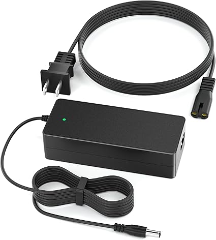 2-Prong 15V 3A AC/DC Adapter Compatible with Brookstone Max 2 Max2 B-HHP-650J Cordless Neck Black Pe (image for) 2-Prong 15V 3A AC/DC Adapter Compatible with Brookstone Max 2 Max2 B-HHP-650J Cordless Neck Black Pe