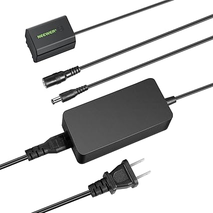 Neewer NP-FZ100 AC Power Supply Adapter and DC Coupler Dummy Battery Charger Kit Compatible with Son (image for) Neewer NP-FZ100 AC Power Supply Adapter and DC Coupler Dummy Battery Charger Kit Compatible with Son